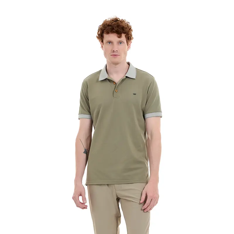 Polo Porto Blanco color Verde Militar Claro | PL-2473