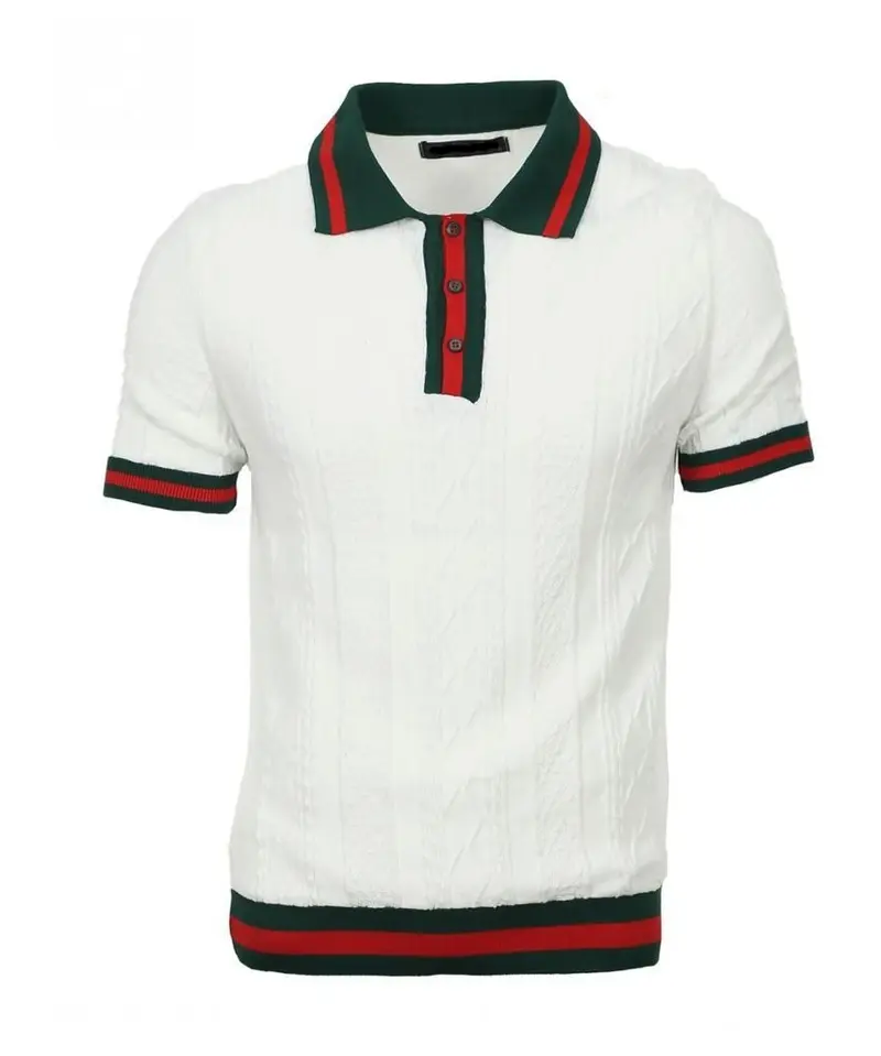 Premium Collection Sweater Polo White