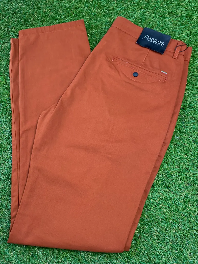 Silver Stretch Chino Pants Slim Fit / CTN-2
