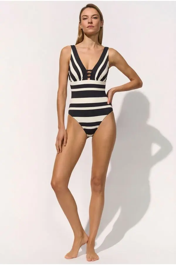 Swimsuit Black Cream
