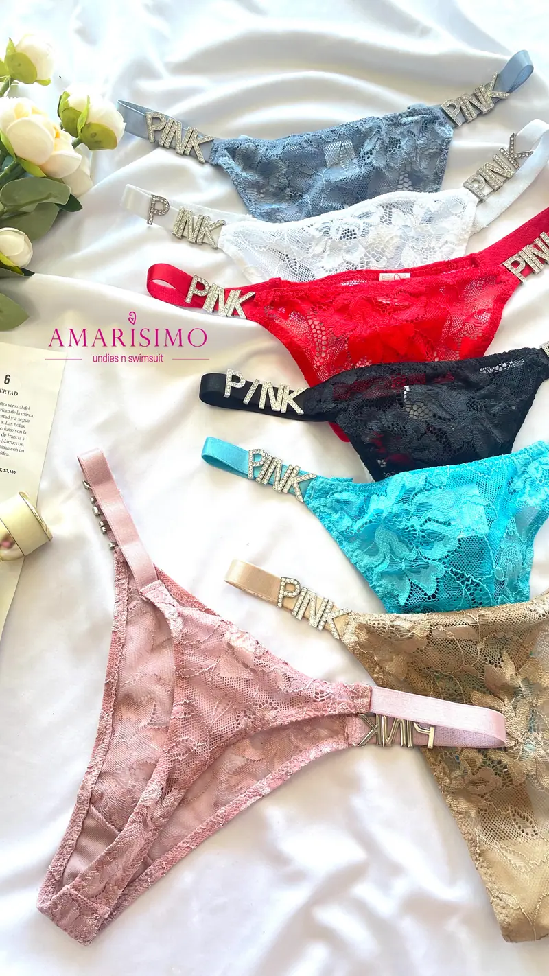 TANGA PINK 3D AMARISIMO