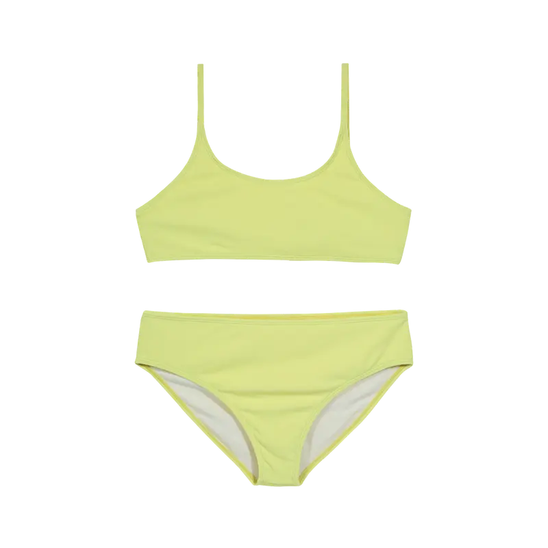 Teens Niña Bikini UV+30 Bretel Rib Amarillo