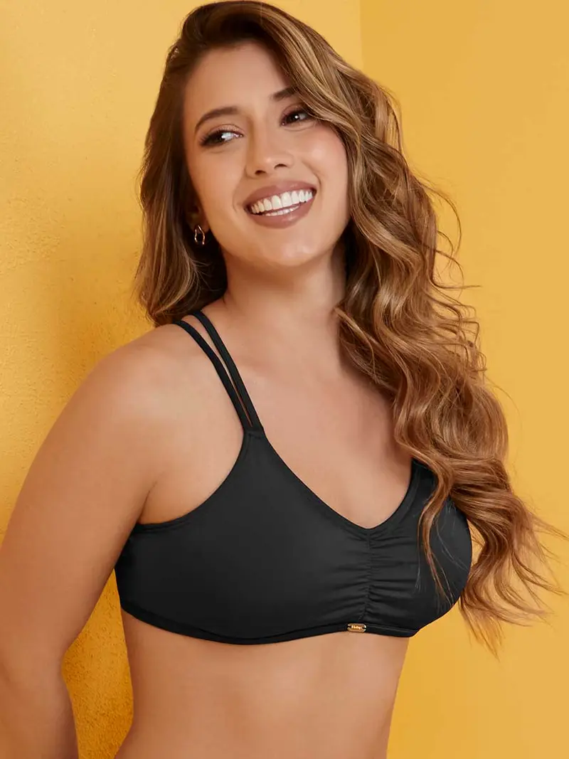 Top de Baño Para Mujer Color Negro