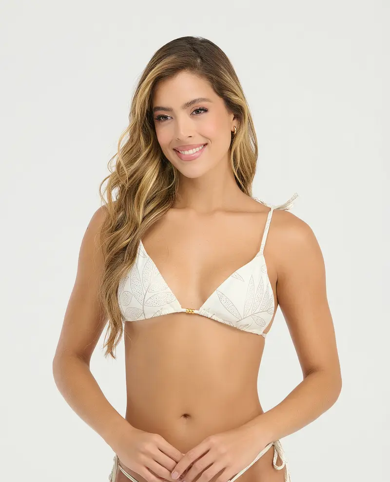 Top de Baño Triangular | Tiras Ajustables | Realce Natural