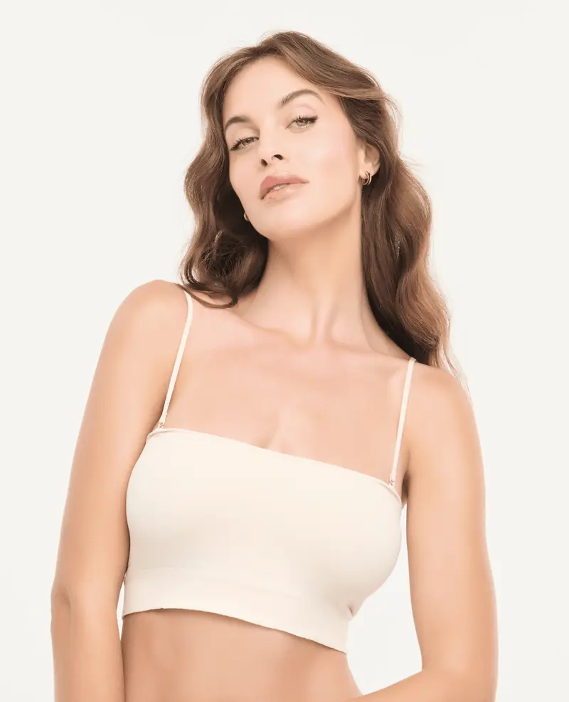 Top Seamless | 2 en 1 | Copas Removibles | Tiras Ajustables y Removibles