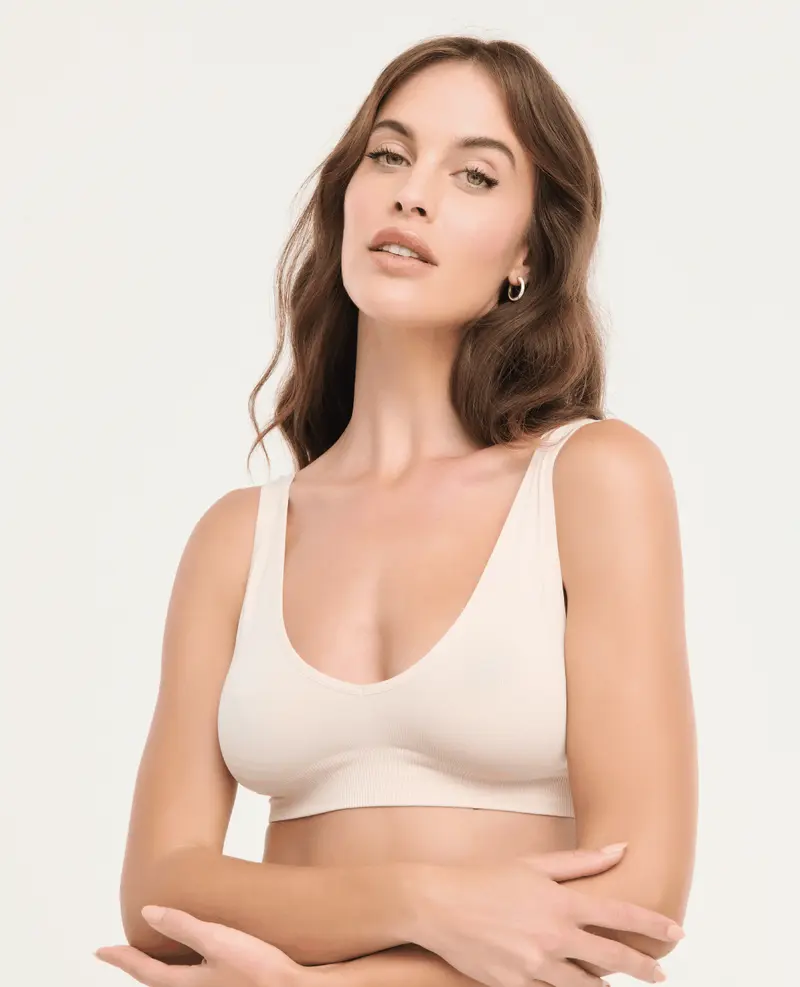 Top Seamless | Tiras Anchas Fijas