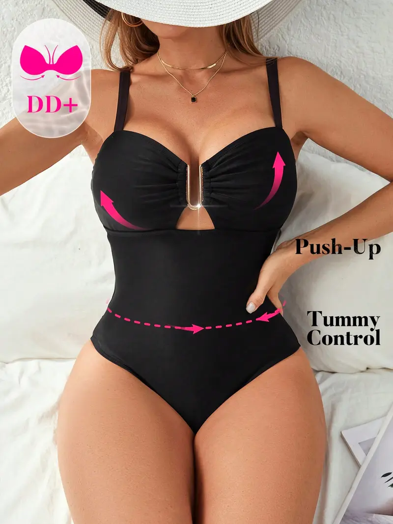 Traje de baño de una sola pieza con copa DD
