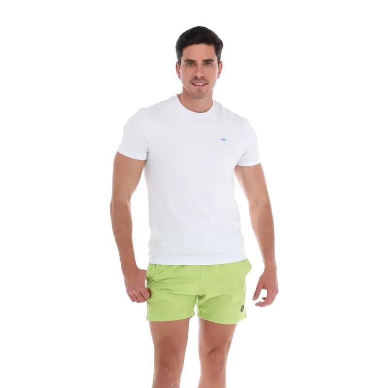 Traje de Baño Liso Hombre Secado Rápido Porto Blanco | Basic-19