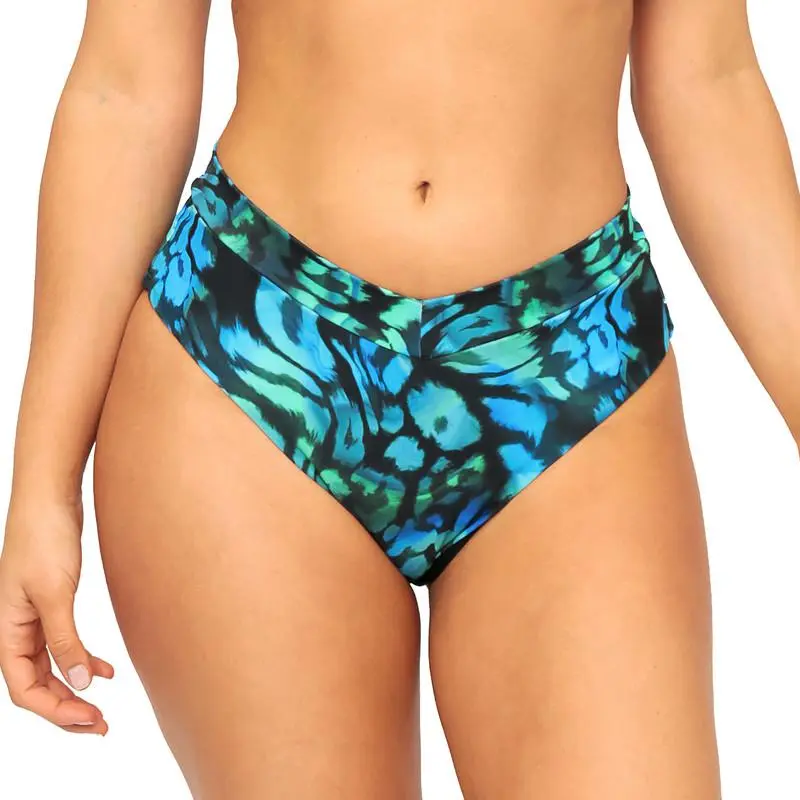Traje de Baño Mujer Bottom Alto Raquel H2O Wear Azulino