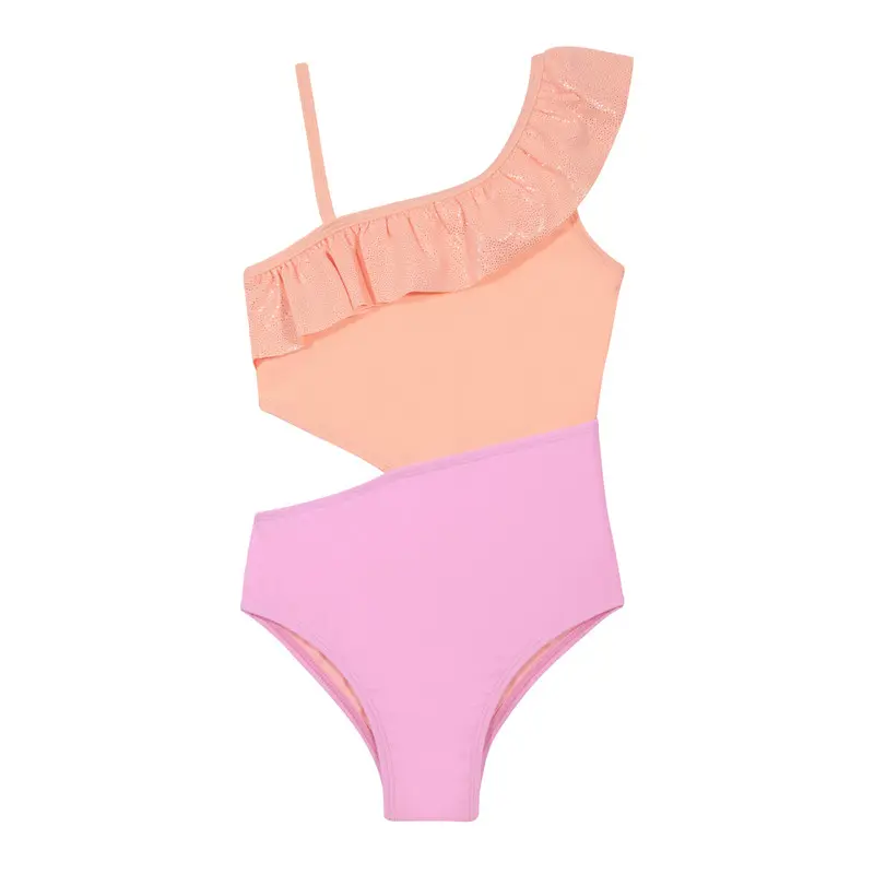 Traje de Baño Niña Cut Out Silver UV30+ H2O Wear