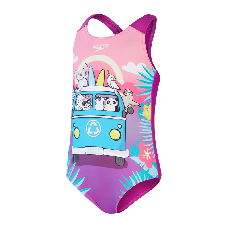 Traje De Baño Niña Print Zoo Speedo