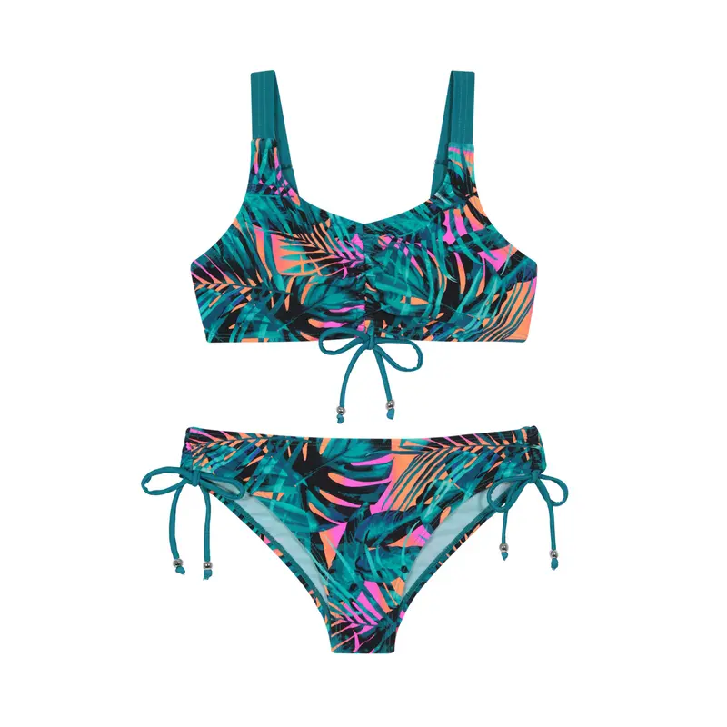 Traje de Baño Niña Teens Bikini  UV50 AOP H2O Wear Negro