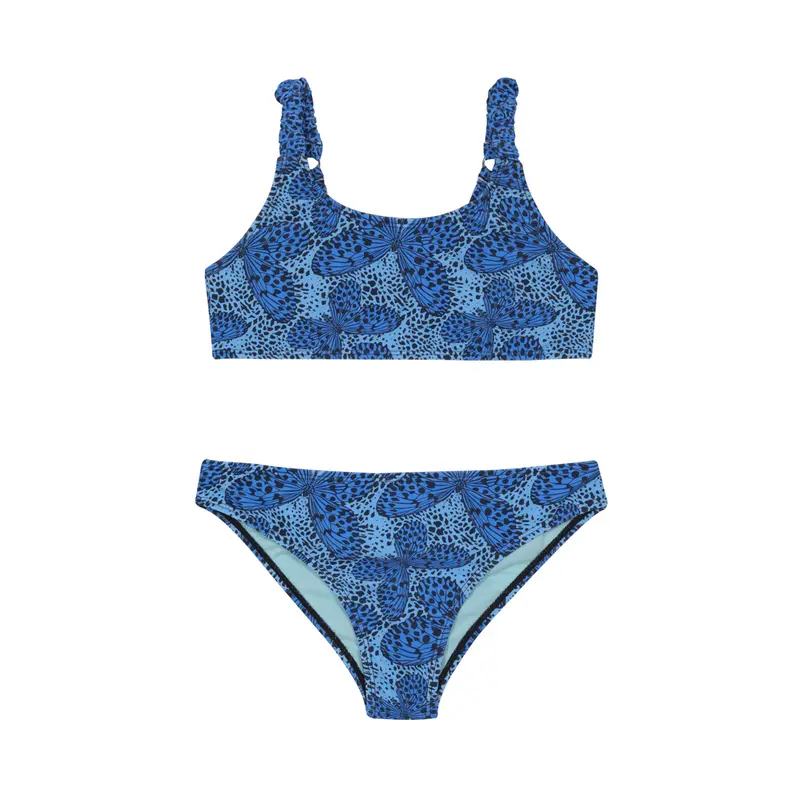 Traje de Baño Niña Teens Bikini UV50  H2O Wear Celeste