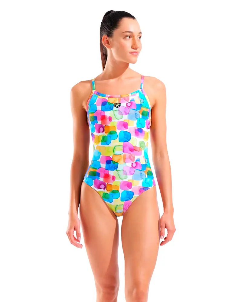 Traje De Baño Olímpico Arena Glass Para Mujer