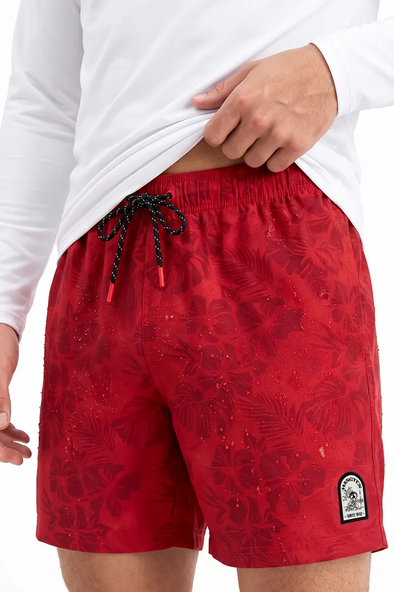 Traje de baño rojo water reactive