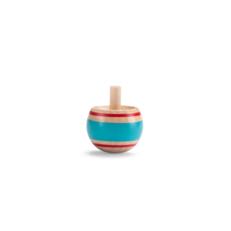 Trompo de Madera Celeste