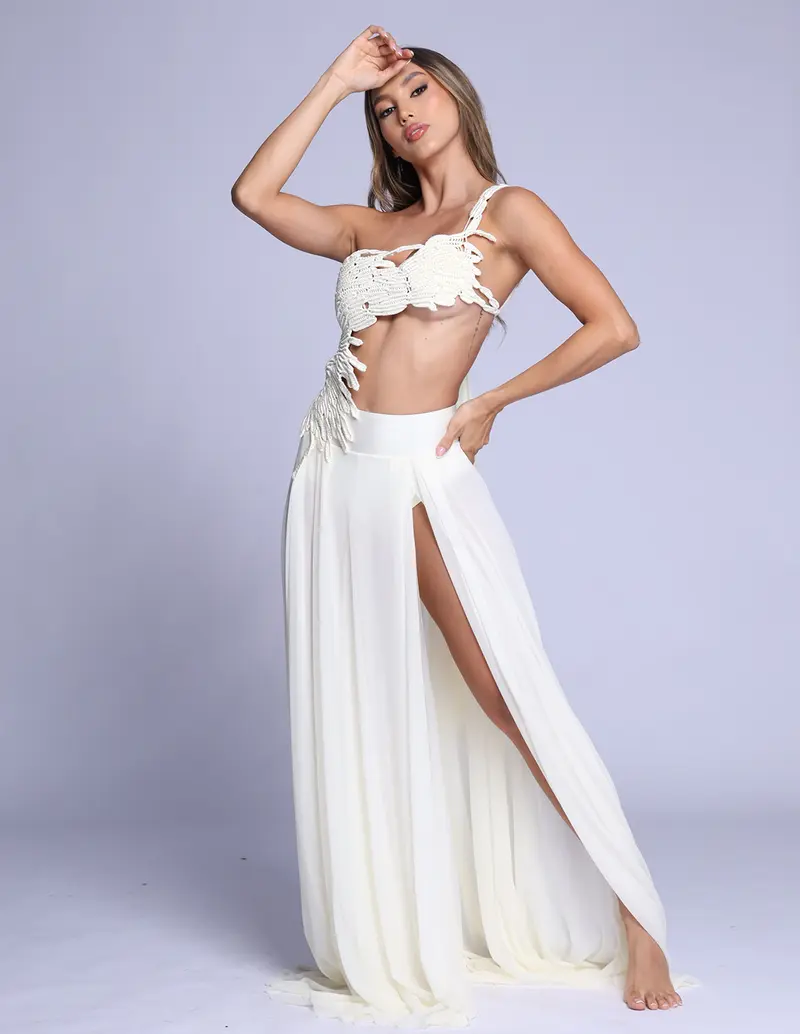 Vestido Cisne Marfil
