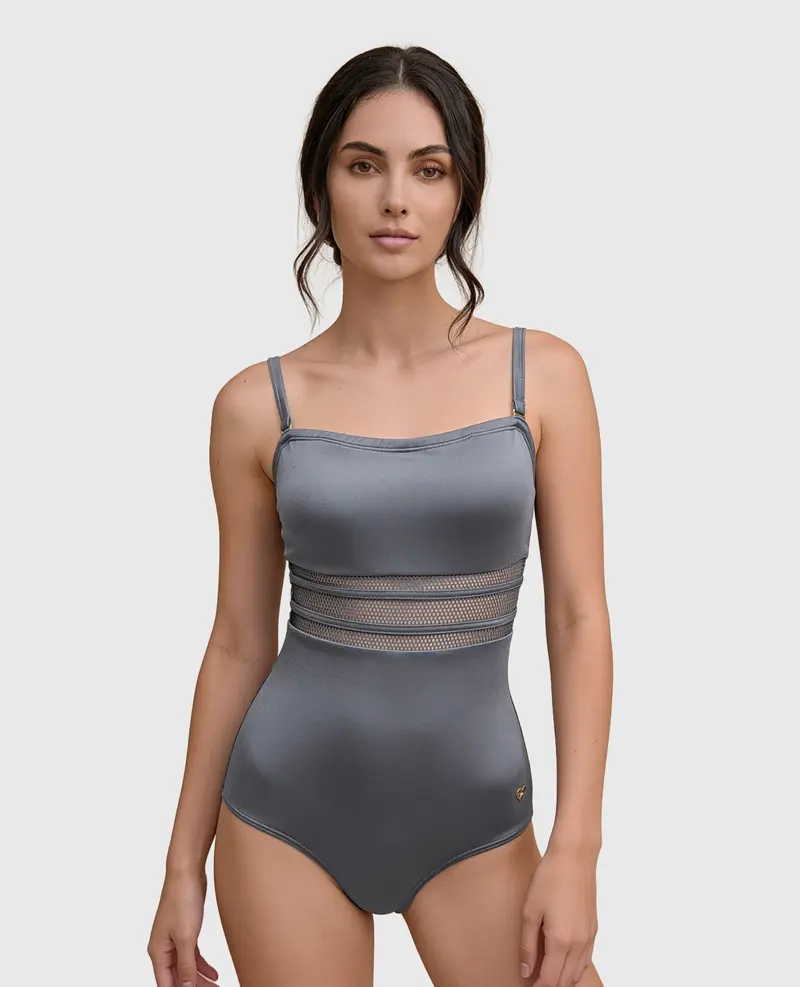 Vestido de Baño Entero | Copas Fijas | Control de Abdomen