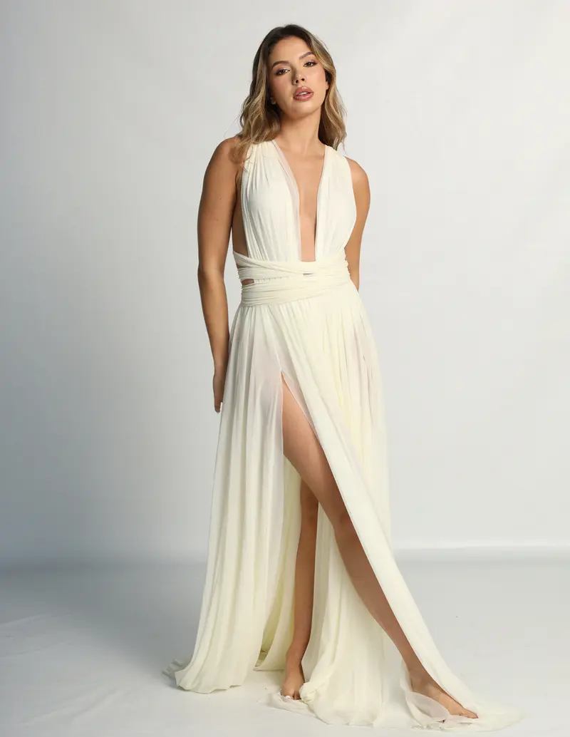 Vestido Hydra Marfil