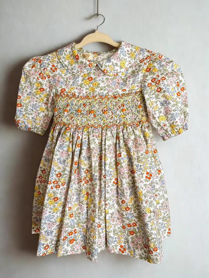 Vestido Punto Smock