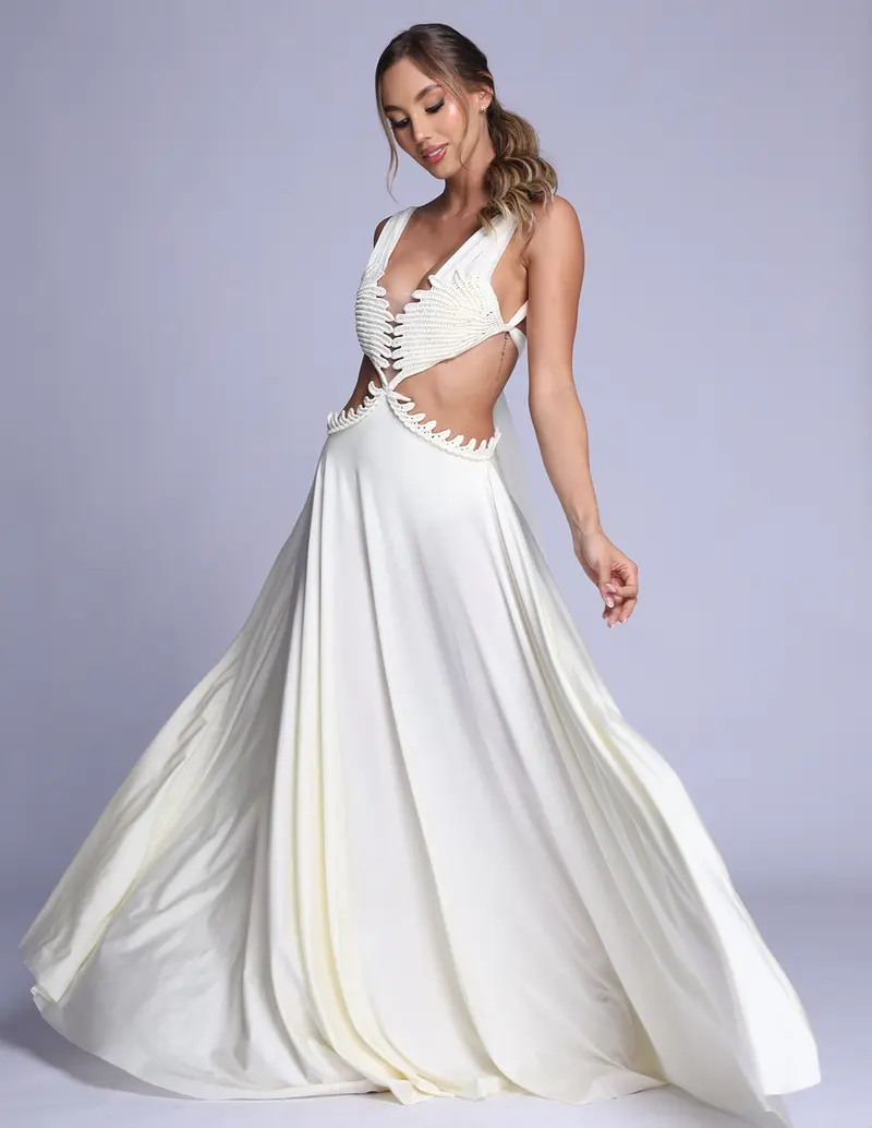 Vestido Wings Marfil