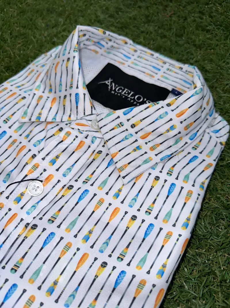 White Paddle Short Sleeve Shirt