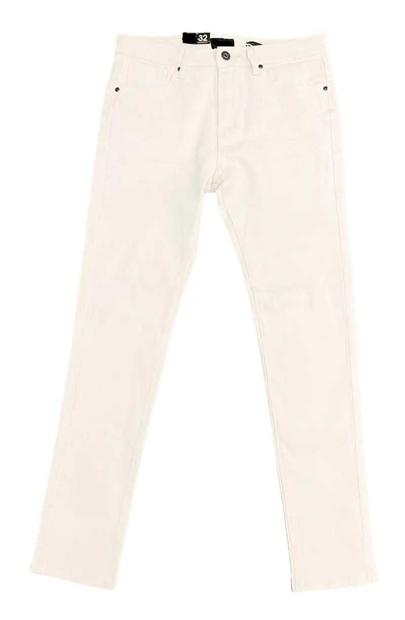 White Skinny Fit Jeans | M5694TA Bone