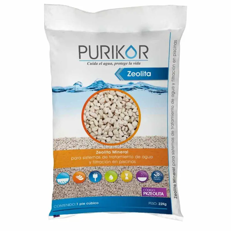 Zeolita mineral. Modelo