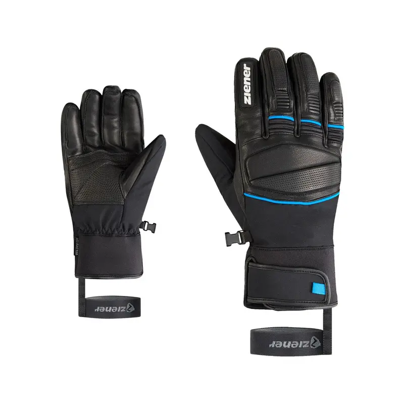 Ziener Guante Nieve Gomin-Z AS®  Hombre Black Persian Blue