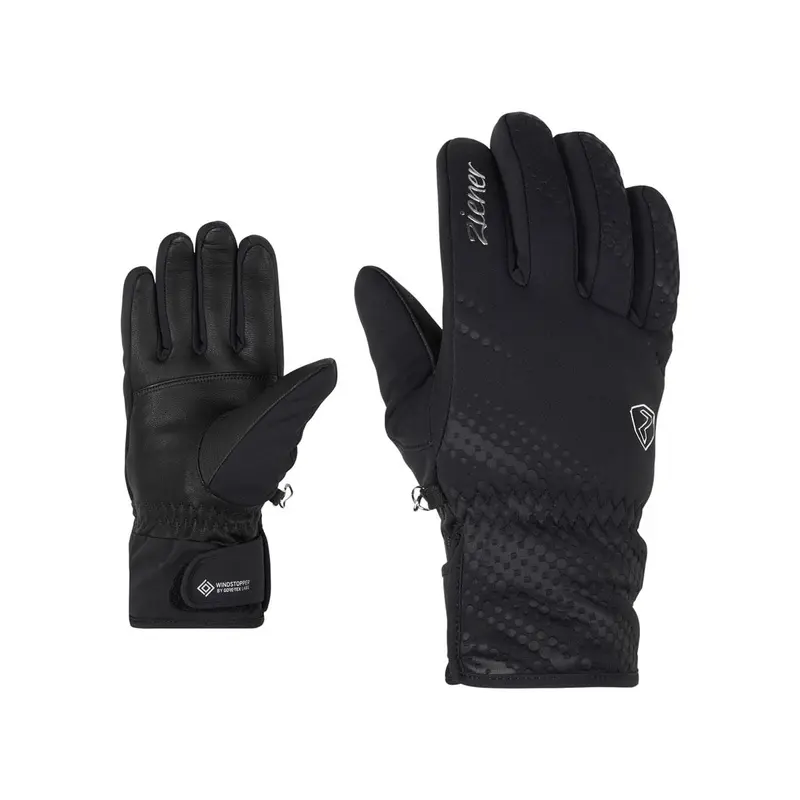 Ziener Guante Nieve Karoi-ZWS PR Mujer Negro