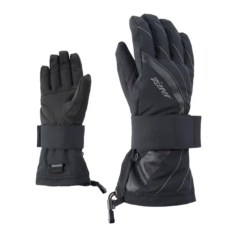 Ziener Guante Nieve Milana-Z AS® Mujer Negro