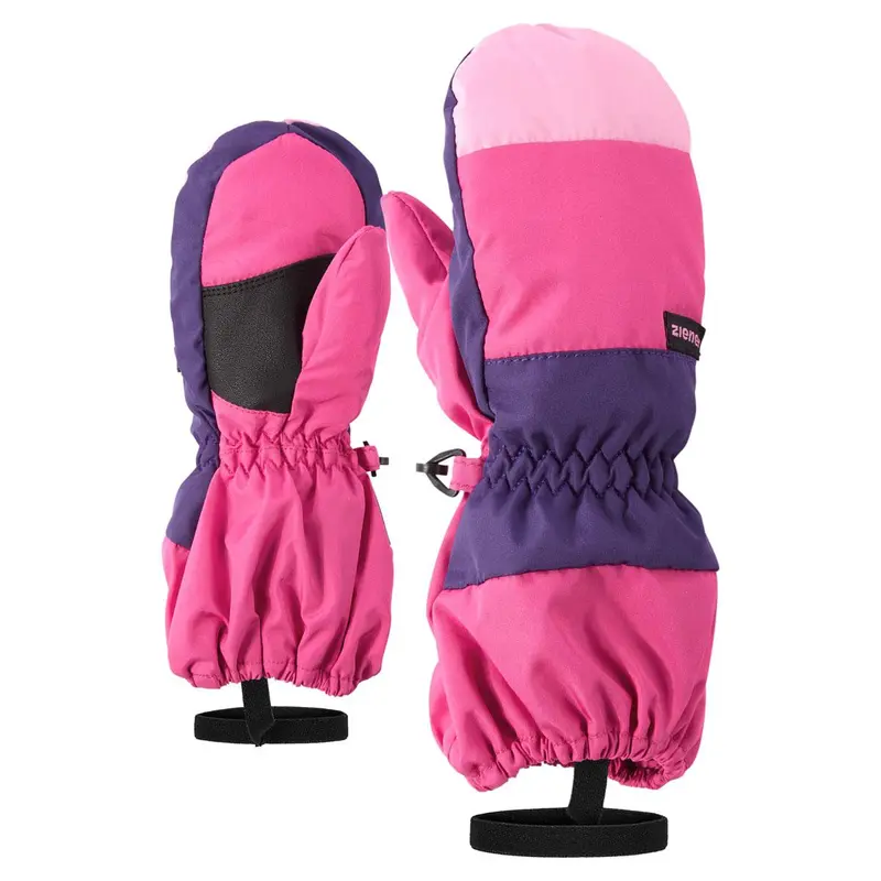 Ziener Mitón Nieve Liwi-Z AS® Mini Pop Pink